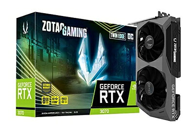 【中古】 ZOTAC GAMING GeForce RTX 3070 Twin Edge OC 8GB GDDR6 256ビット 14Gbps PCIE 4.0 ゲーミンググラフィックスカード IceStorm 2.0 アドバンスクーリング ホワイトLEDロゴ照明 ZT-A30700H-10P 57,345円