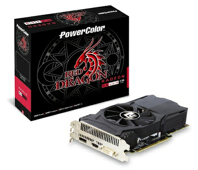 【中古】 PowerColor ビデオカード AMD RADEON RX460搭載 AXRX 460 2GBD5-DH/OC