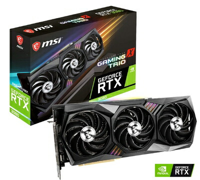 【中古】 MSI GeForce RTX 3080 GAMING X TRIO 10G グラフィクスゲーム盤 VD7348