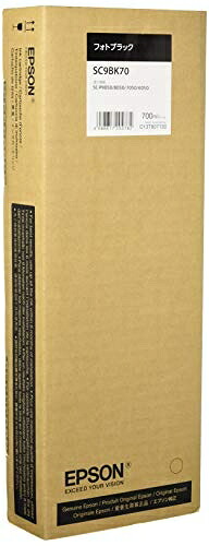 【中古】 EPSON 純正インクカートリッジ SC9BK70 フォトブラック/700ml