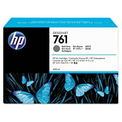 【中古】 日本HP HP761 インクカートリッジ ダークグレー(400ml) CM996A [並行輸入品]