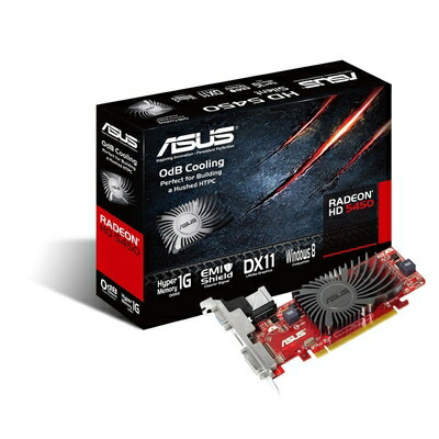 【中古】 ASUSTek グラフィックゲーム盤 Radeon 固定ディスク5450積み上げる DDR3 512MB 固定ディスク5450-SL-HM1GD3-L-V2