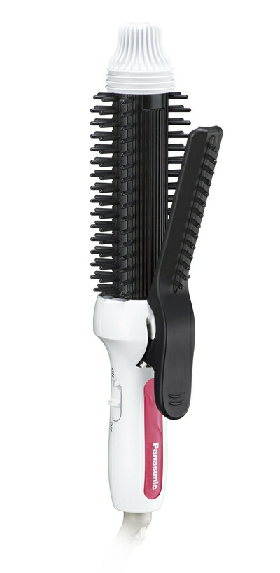 【中古】 パナソニック ヘアアイロン カール・ストレート両用 海外対応 26mm 白 EH-HT45-W