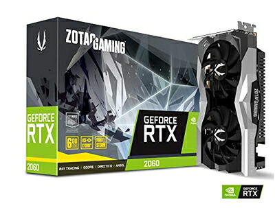 【中古】 ZOTAC Gaming GeForce RTX 2060 ツインファン 6GB GDDR6 192ビットゲームグラフィックカード 超コンパクト IceStorm 2.0 ZT-T20600F-10M