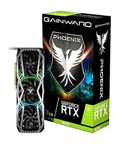 【中古】 GAINWARD GeForce RTX 3070 PHOENIX 8G V1 LHR グラフィクスゲーム盤 NE63070019P2-1041X-G-V1 VD7761