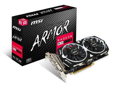 【中古】 MSI Radeon RX 570 ARMOR 4G OC グラフィックスボード VD6330｜ベアホームズ 14,343円