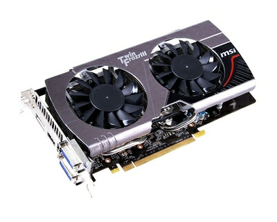 【中古】 MSI社製 NVIDIA GeForce GTX660搭載ビデオカード N660GTX Twin Frozr III OC BIO