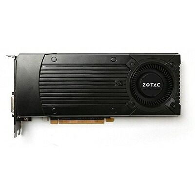 【中古】 Zotac ビデオカード ZT-P10600D-10B GeForce GTX 1060 6GB GDDR5 192ビットブロワー 3xディスプレイポート/HDMI/DVI-D ブラウンボックス