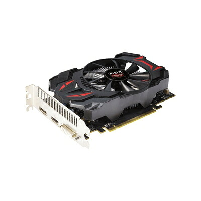 【中古】 玄人志向 ビデオカードAMD Radeon R7 360E搭載 RD-R7-360E-E2GB-JP