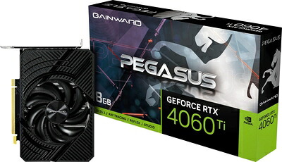 【中古】 GAINWARD RTX 4060 Ti PEGASUS 8GB グラフィクスゲーム盤 NE6406T019P1-1060E-G VD8504