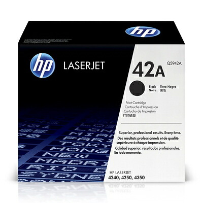 【中古】 HP LJ4240/4250/4350用 Q5942A トナー(10,000枚) HP-EPQ5942AJ｜ベアホームズ