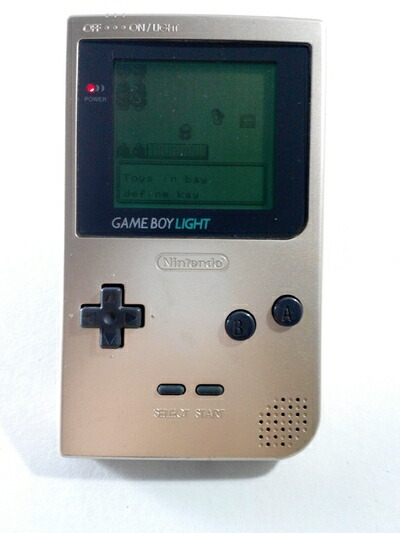 【中古】 ゲームボーイライト シルバー