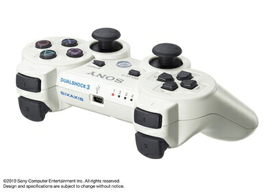 【中古】 ワイヤレスコントローラ (DUALSHOCK3) クラシック・ホワイト (CECH-ZC2JLW)