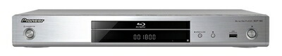 【中古】 Pioneer ブルーレイプレーヤー 4Kアップスケーリング/ブルーレイディスク相応う/ヴィデオディスクレコード盤相応う/3D相応う/音吐付き添い人一覧表・遅見生まれ変わり役立つこと積み上げる しろがね色 BDP-180-S