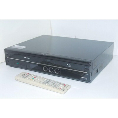 【中古】 [中古品] VHSビデオデッキ vhs dvd 一体型 ブルーレイレコーダー SHARP AQUOS BD-HDV22 250GB