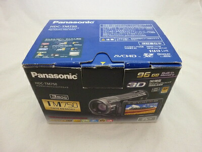 【中古】 パナソニック デジタルハイビジョンビデオカメラ TM750 内蔵メモリー96GB メタリックグレー HDC-TM750-H｜ベアホームズ