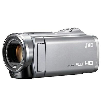 【中古】 ビクター 光学40倍ズーム搭載ビデオカメラ メモリームービー Everio シルバー (THKA) シルバー GZ-E750-S