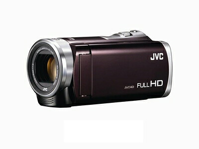 【中古】 JVCKENWOOD JVC ビデオカメラ EVERIO 内蔵メモリー16GB ブラウン GZ-E355-T