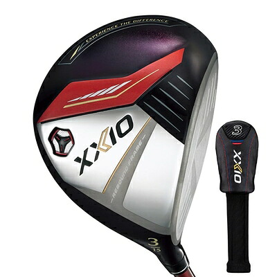 【中古】 DUNLOP(ダンロップ) フェアウェイウッド XXIO ゼクシオ サーティーン MP1300 シャフト カーボン メンズ 右 レッド ロフト角: 18度 番手#: 5 フレックス:SR