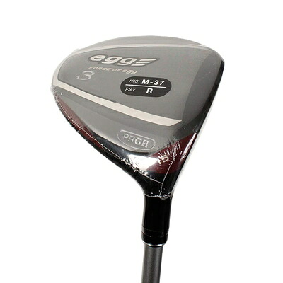 【中古】 PRGR(プロギア)赤EGG17アカエッグフェアウェイウッドM37#3 15カーボンメンズ17 EGG FW右番手:#3フレックス:R