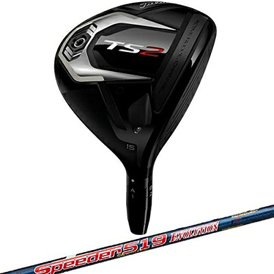 【中古】 タイトリスト(TITLEIST)フェアウェイウッド【カタログ純正シャフト装着モデル】TS2FWT-SPD519EVOS15カーボンメンズ639RTS5S15右ロフト角:15度番手:3Wフレックス:S
