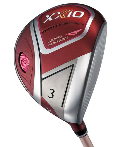 【中古】 DUNLOP(ダンロップ) フェアウェイウッド XXIO ゼクシオ イレブン フェアウェイウッド 【カタログ純正シャフト装着モデル】 MP1100L シャフト カーボン レディース 右 ボルドー ロフト角:16度 番手#:3 フレックス:L