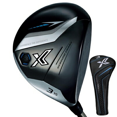 【中古】 DUNLOP(ダンロップ) フェアウェイウッド XXIO ゼクシオ エックス 202モデル Miyazaki AX-3 シャフト カーボン メンズ 右 ロフト角: 15度 番手#: 3 フレックス:S