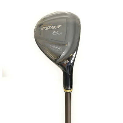【中古】 PRGR(プロギア) ユーティリティ 金EGG 17キンエッグユーティリティM40#6 23 カーボン メンズ 17 SUPER EGG UT 右 番手#6 フレックス:SR