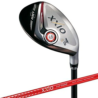 【中古】 DUNLOP(ダンロップ) XXIO9 ゼクシオ ナイン ユーティリティ カラーカスタム レッド MP900 カーボンシャフト メンズ ロフト角:21度 番手:U4 フレックス:SR