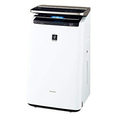 【中古】 シャープ 加湿 空気清浄機 プラズマクラスター NEXT(50000) プレミアム 23畳 / 空気清浄 40畳 自動掃除 2019年モデル ホワイト KI-LP100-W
