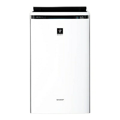 【中古】 シャープ 加湿 空気清浄機 KI-PX100-W プラズマクラスター NEXT(50000) プレミアム COCORO AIR搭載 空気清浄 46畳 ホワイト 【自動掃除機能付き】 タンク容量 約4.3L/加湿量1,000mL