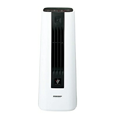 【中古】 シャープ 小型 セラミックファンヒーター 暖房 6(8)畳/プラズマクラスター 7000 6畳 空気浄化 ホワイト HX-PS1-W