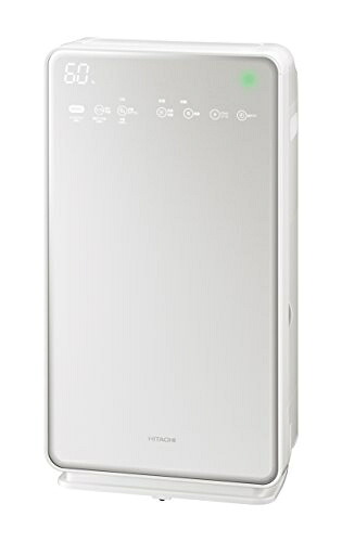 【中古】 日立 加湿空気清浄機 クリエア ～42畳 自動おそうじ機能付き スピード集塵 PM2.5対応 EP-MVG90 W パールホワイト