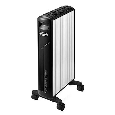 【中古】 デロンギ(DeLonghi) マルチダイナミックヒーター ピュアホワイト+マットブラック【8～10畳用】 MDH12-BK｜ベアホームズ