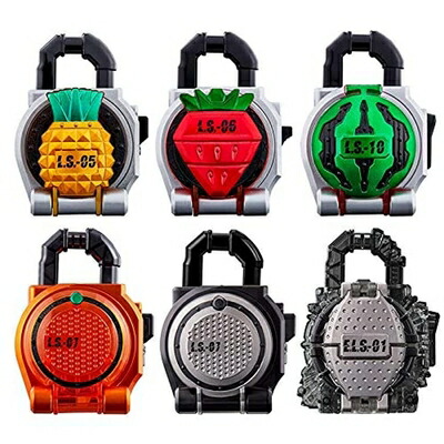 【中古】 COMPLETE SELECTION MODIFICATION ロックシード 鎧武セット (BANDAI TOYS SHOP限定)