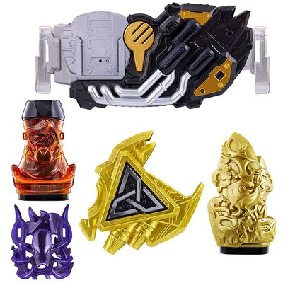 【中古】 仮面ライダーリバイス 変身ベルト DXキメラドライバー＆ジュウガドライバーユニット