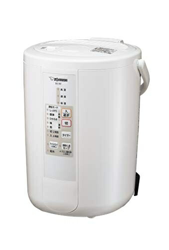 【中古】 象印 加湿器 3.0L 木造8畳/プレハブ洋室13畳対応 スチーム式 蒸気式 フィルター不要 自動加湿3段階 入タイマー&切タイマー搭載 お手入れ簡単 ホワイト EE-RP50-WA|ベアホームズ