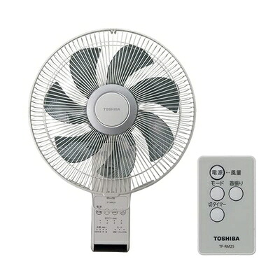 【中古】 東芝 壁掛扇風機 TF-30RK25 (H) リモコン操作 7枚羽根 切タイマー 首振り 風量調節 ライトグレー 14,790円