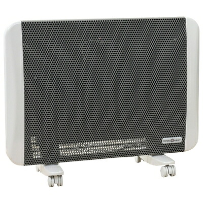 【中古】 [山善] パネルヒーター(1000W/500W 2段階切替) 遠赤ワイドシーズヒーター「アルフィン」搭載 キャスター付 ホワイト DP-SC10(W)｜ベアホームズ