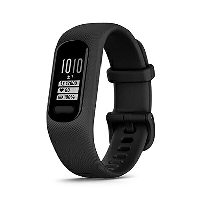 【中古】 ガーミン(GARMIN) v?vosmart 5 Black L バンド型スマートウォッチ 【日本正規品】