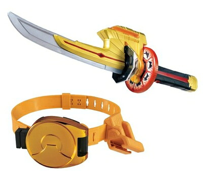【中古】 侍戦隊シンケンジャー シンケンマル&秘伝ディスクバックルセット