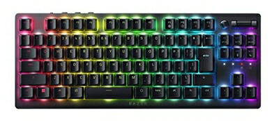 【中古】 Razer(レイザー) DeathStalker V2 Pro Tenkeyless JP Linear Optical Switch テンキーレス ゲーミングキーボード 薄型オプティカルスイッチ ワイヤレス 2.4GHz Bluetooth 有線 Type-C Chroma 日本語配列 デスストーカーブイツープロジェイピー リニアオプ｜ベアホームズ