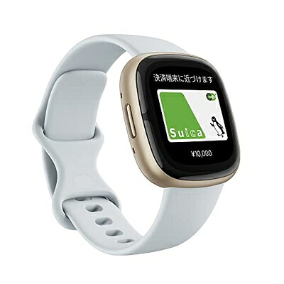 【中古】 【Suica対応】Fitbit Sense 2スマートウォッチ ブルーミスト [6日間以上のバッテリーライフ/Alexa搭載/GPS搭載] FB521GLBM-FRCJK [日本正規品]｜ベアホームズ