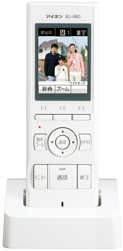 【中古】 アイホン 部屋の入り口電話機 インターコム 無線電話子機 管する付 音の大きさ自然調整能力のある WJ-4WD