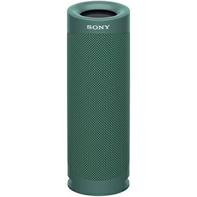 【中古】 ソニー ワイヤレスポータブルスピーカー SRS-XB23 : 雨合羽/防塵/防錆/Bluetooth/マイコン金棒引きにも /2台つなげてステレオ有りの実能力のある/ 重低音部模範例/マイクロホン付き添い人/ 最大限度12第四次元年代順の連続生まれ変わり 2020年模範例 / 緑であること SRS-XB23 G