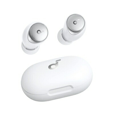 【中古】 Anker Soundcore Space A40（完全ワイヤレスイヤホン）【最大50時間再生 / 小型軽量 / ウルトラノイズキャンセリング 2.0 / ハイレゾ / LDAC / マルチポイント対応 / ワイヤレス充電 / 外音取り込み / マイク内蔵 / PSE技術基準適合】 ホワイト