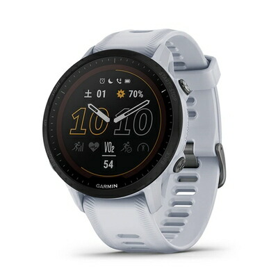 【中古】 ガーミン(GARMIN) Forerunner 955 Dual Power ランニングウォッチ GPS White【日本正規品】 バンドサイズ22mm