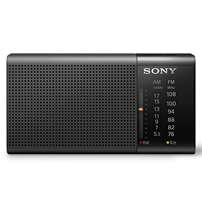 【中古】 ソニー ハンディーポータブルラジオ ICF-P37 : FM/AM/ワイドFM対応 横置き型/ロングバッテリー/電気的チューニング ブラック ICF-P37 BC