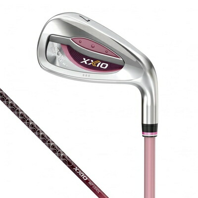 【中古】 DUNLOP(ダンロップ) XXIO ゼクシオ サーティーン レディース アイアンセット 5本 MP1300L シャフト カーボン 右 ボルドー 番手#: 7-9、PW、SW フレックスA