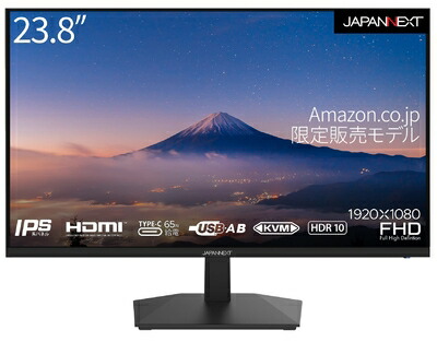 【中古】 JAPANNEXT IPSダイアログボックス積み上げる23.8in 盛りだくさん固定ディスク解像力(1920 x 1080) USB-C給電相応う液晶管するJN-IPS238FHDR-C65W HDMI USB-C(65W給電) KVM役立つこと